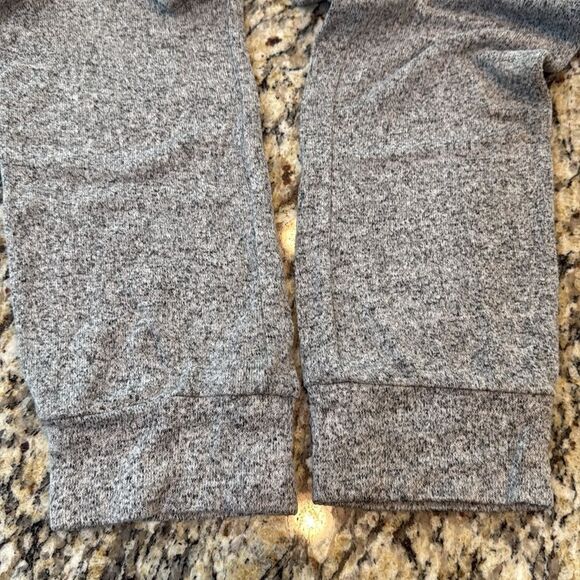 Zella Girl Heather Gray jogger tie Sweatpants - Picture 4 of 5